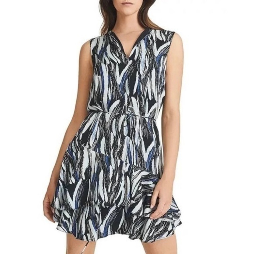 Reiss Elsie ruffled dress